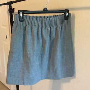 Paper-bag waist skirt